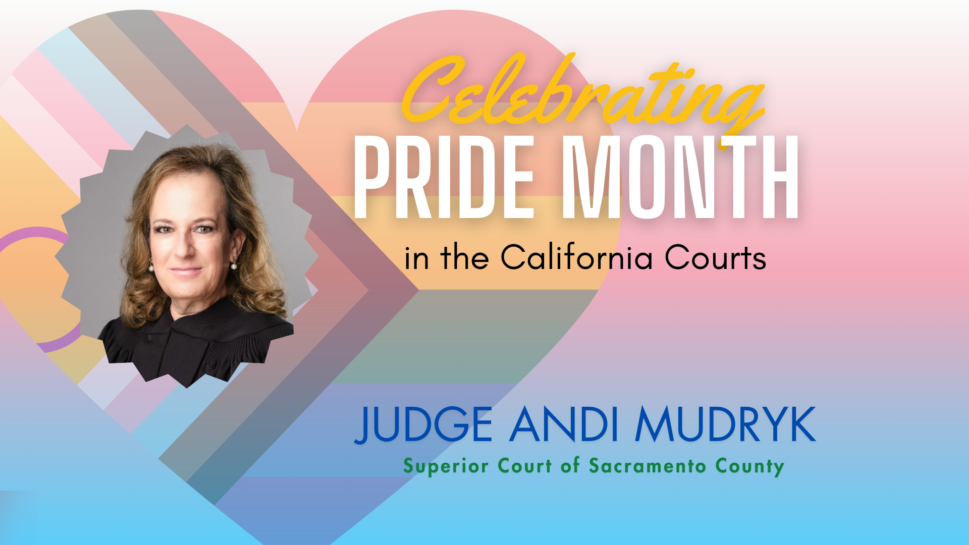 Graphic of Judge Andi Mudryk